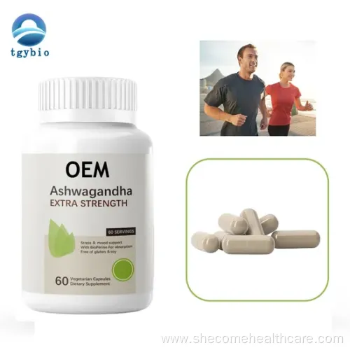 OEM Customized Private Label Ashwagandha Capsule for Stress & Mood Support